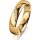 Ring 18 Karat Gelbgold 4.5 mm poliert 4 Brillanten G vs Gesamt 0,025ct