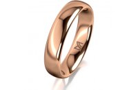 Ring 14 Karat Rotgold 4.5 mm poliert