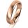 Ring 14 Karat Rotgold 4.5 mm l&auml;ngsmatt