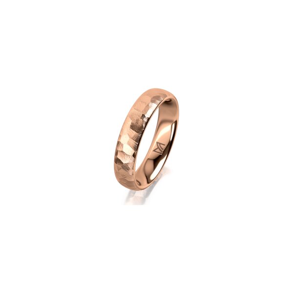 Ring 14 Karat Rotgold 4.5 mm diamantmatt
