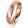 Ring 14 Karat Rotgold 4.5 mm sandmatt 1 Brillant G vs 0,025ct