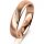 Ring 14 Karat Rotgold 4.5 mm l&auml;ngsmatt 4 Brillanten G vs Gesamt 0,025ct