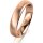 Ring 18 Karat Rotgold 4.5 mm sandmatt