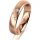 Ring 18 Karat Rotgold 4.5 mm l&auml;ngsmatt 3 Brillanten G vs Gesamt 0,035ct