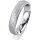Ring 14 Karat Weissgold 4.5 mm kreismatt