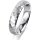 Ring 14 Karat Weissgold 4.5 mm diamantmatt 1 Brillant G vs 0,035ct