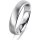 Ring 18 Karat Weissgold 4.5 mm sandmatt