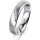 Ring 18 Karat Weissgold 4.5 mm sandmatt 4 Brillanten G vs Gesamt 0,025ct