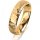 Ring 14 Karat Gelbgold 5.0 mm diamantmatt