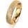 Ring 14 Karat Gelbgold 5.0 mm kristallmatt 1 Brillant G vs 0,035ct