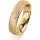 Ring 14 Karat Gelbgold 5.0 mm kreismatt 3 Brillanten G vs Gesamt 0,040ct