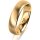 Ring 18 Karat Gelbgold 5.0 mm l&auml;ngsmatt