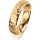 Ring 18 Karat Gelbgold 5.0 mm diamantmatt