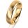 Ring 18 Karat Gelbgold 5.0 mm l&auml;ngsmatt 1 Brillant G vs 0,035ct