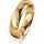 Ring 18 Karat Gelbgold 5.0 mm poliert 5 Brillanten G vs Gesamt 0,035ct
