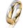 Ring 18 Karat Gelb-/Weissgold 5.0 mm poliert 1 Brillant G vs 0,035ct