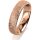 Ring 14 Karat Rotgold 5.0 mm kristallmatt