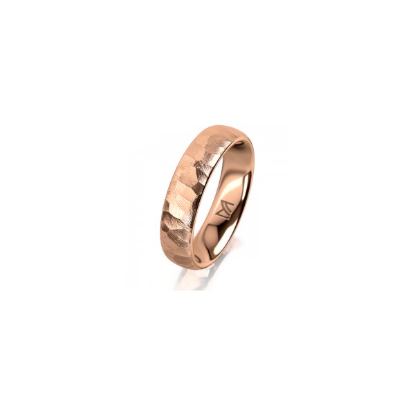 Ring 14 Karat Rotgold 5.0 mm diamantmatt