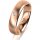 Ring 14 Karat Rotgold 5.0 mm l&auml;ngsmatt 1 Brillant G vs 0,025ct
