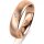 Ring 14 Karat Rotgold 5.0 mm sandmatt 1 Brillant G vs 0,025ct