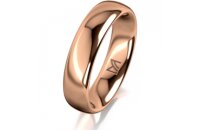 Ring 18 Karat Rotgold 5.0 mm poliert
