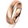 Ring 18 Karat Rotgold 5.0 mm sandmatt