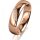 Ring 18 Karat Rotgold 5.0 mm poliert 5 Brillanten G vs Gesamt 0,035ct