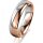 Ring 14 Karat Rot-/Weissgold 5.0 mm poliert