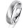 Ring 14 Karat Weissgold 5.0 mm sandmatt