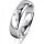 Ring 14 Karat Weissgold 5.0 mm poliert 3 Brillanten G vs Gesamt 0,040ct