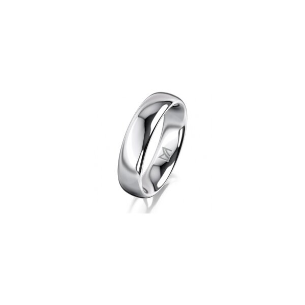 Ring 18 Karat Weissgold 5.0 mm poliert