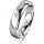 Ring 18 Karat Weissgold 5.0 mm poliert 1 Brillant G vs 0,025ct