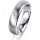 Ring 18 Karat Weissgold 5.0 mm l&auml;ngsmatt 1 Brillant G vs 0,025ct