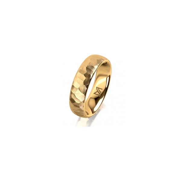Ring 14 Karat Gelbgold 5.5 mm diamantmatt