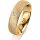 Ring 14 Karat Gelbgold 5.5 mm kreismatt 1 Brillant G vs 0,035ct