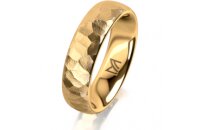 Ring 18 Karat Gelbgold 5.5 mm diamantmatt