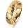 Ring 18 Karat Gelbgold 5.5 mm diamantmatt