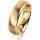 Ring 18 Karat Gelbgold 5.5 mm l&auml;ngsmatt 1 Brillant G vs 0,025ct