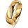 Ring 18 Karat Gelbgold 5.5 mm poliert 5 Brillanten G vs Gesamt 0,045ct