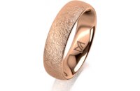 Ring 14 Karat Rotgold 5.5 mm kreismatt