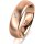 Ring 14 Karat Rotgold 5.5 mm l&auml;ngsmatt 1 Brillant G vs 0,035ct