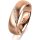 Ring 14 Karat Rotgold 5.5 mm l&auml;ngsmatt 5 Brillanten G vs Gesamt 0,045ct