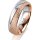 Ring 14 Karat Rot-/Weissgold 5.5 mm kreismatt