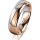 Ring 18 Karat Rot-/Weissgold 5.5 mm poliert