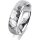 Ring 14 Karat Weissgold 5.5 mm diamantmatt