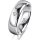 Ring 14 Karat Weissgold 5.5 mm poliert 1 Brillant G vs 0,035ct