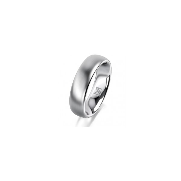Ring 18 Karat Weissgold 5.5 mm l&auml;ngsmatt