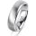 Ring 18 Karat Weissgold 5.5 mm sandmatt