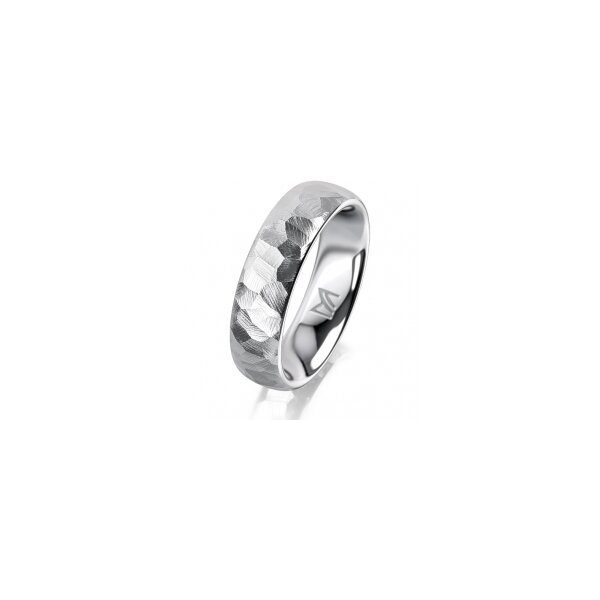 Ring 18 Karat Weissgold 5.5 mm diamantmatt