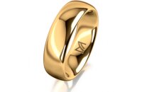 Ring 14 Karat Gelbgold 6.0 mm poliert